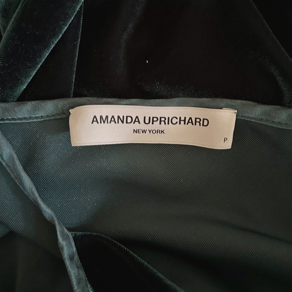 Amanda Uprichard Green Velvet Ansonia Dress - Picture 8 of 9
